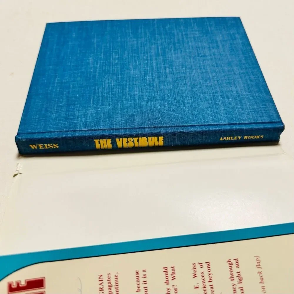 The Vestibule by Jess E Weiss (1972 1st/3rd, Hardcover, DJ )